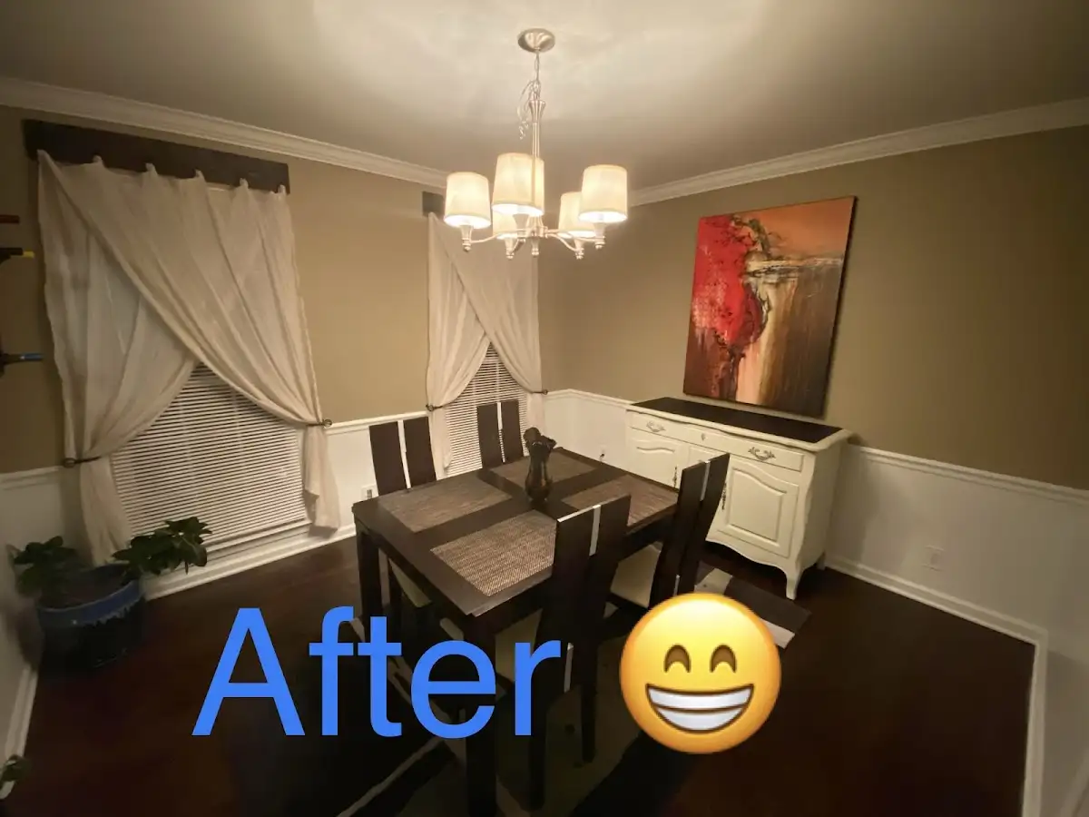 Professional dining room restoration after water damage in Meridianville