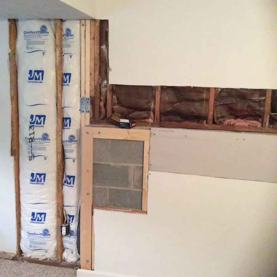 Wall insulation replacement during Contents Cleaning & Restoration in Meridianville